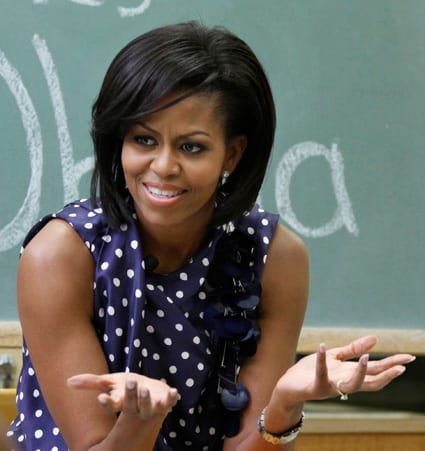 Hair Icon | Michelle Obama Hairstyles 13